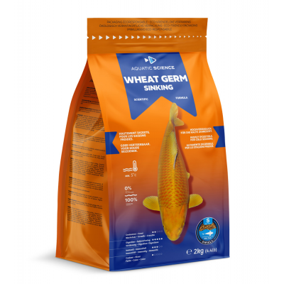 AQUATIC SCIENCE - Wheat Germ Sinking Mini 2KG